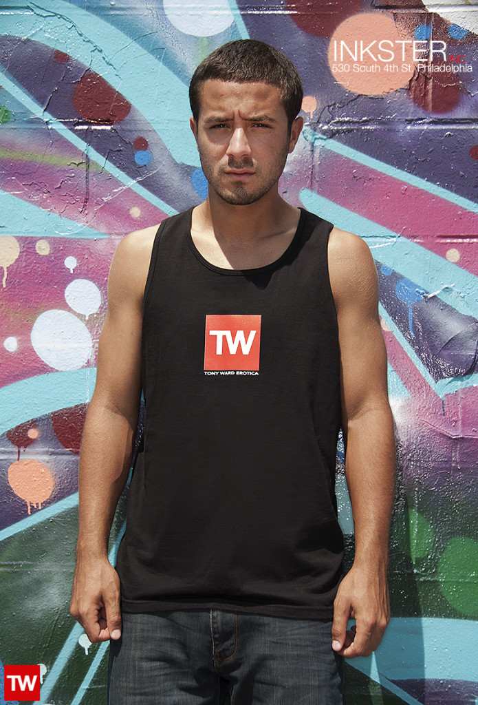 Tony Ward | Tank tops, TW, logo, model Julian Ward