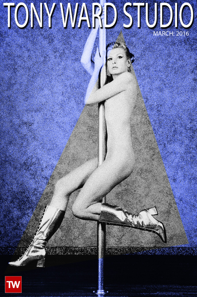Tony_Ward_photography_studio_cover_march_2016_early_work_casting_calls_nudes_silver_boots_pole_dancing_art