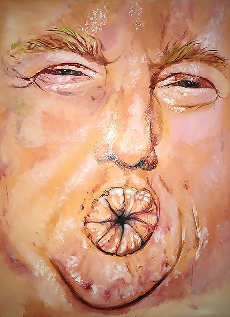 Tony_Ward_studio_artwork_Taqiy_Mohammad_Trump_kiss_A.H.Scott_painting_satire_poetry_anti_president